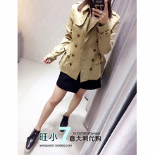 BURBERRY/博柏利正品代购女装双排扣经典款修身短款风衣39060041