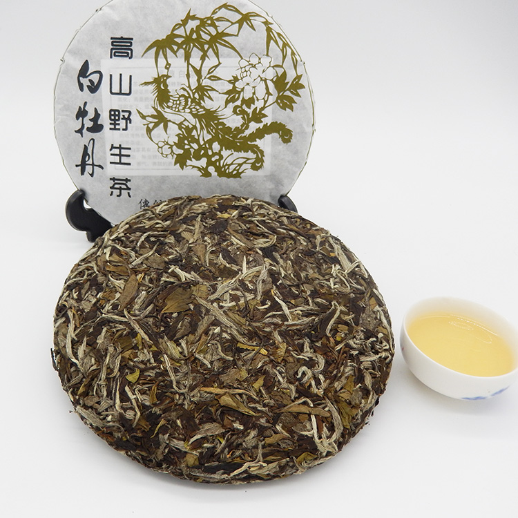 正宗福鼎白茶白牡丹饼2014年明前特级野生高山白牡丹饼300克包邮