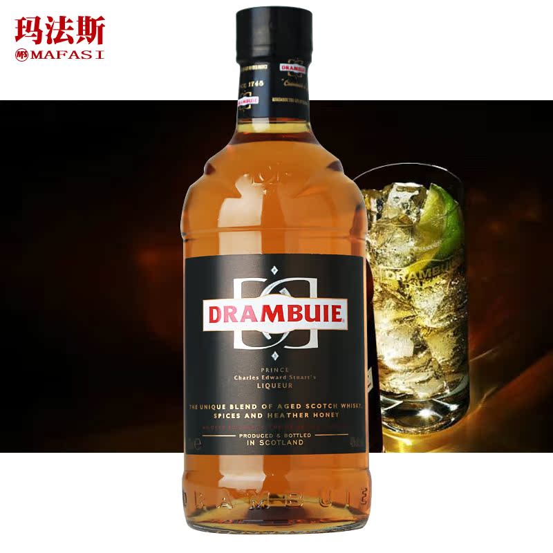 杜林标drambuie力娇酒甜酒利口酒鸡尾酒调酒基酒进口洋酒 玛法斯