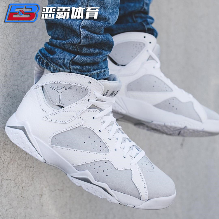 air jordan 7 pure money 篮球鞋 aj7 纯白色 乔七 304775-120