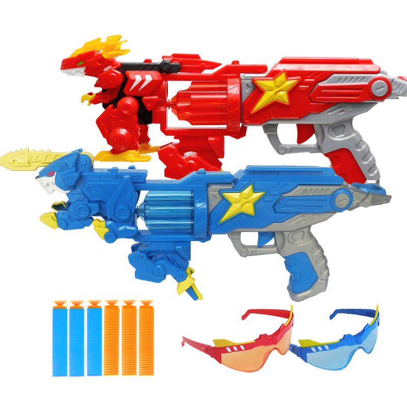 正版星兽猎人玩具激战奇轮2冰虎凯炎旋风神枪机器人玩具套装软弹
