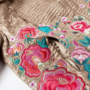 渔牌女装正版棉衣女短款修身显瘦轻薄秋冬装外