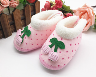 加绒冬款新生婴儿鞋0-3个月冬季棉鞋5-7-9-12