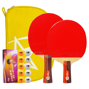 2只装红双喜乒乓球拍
