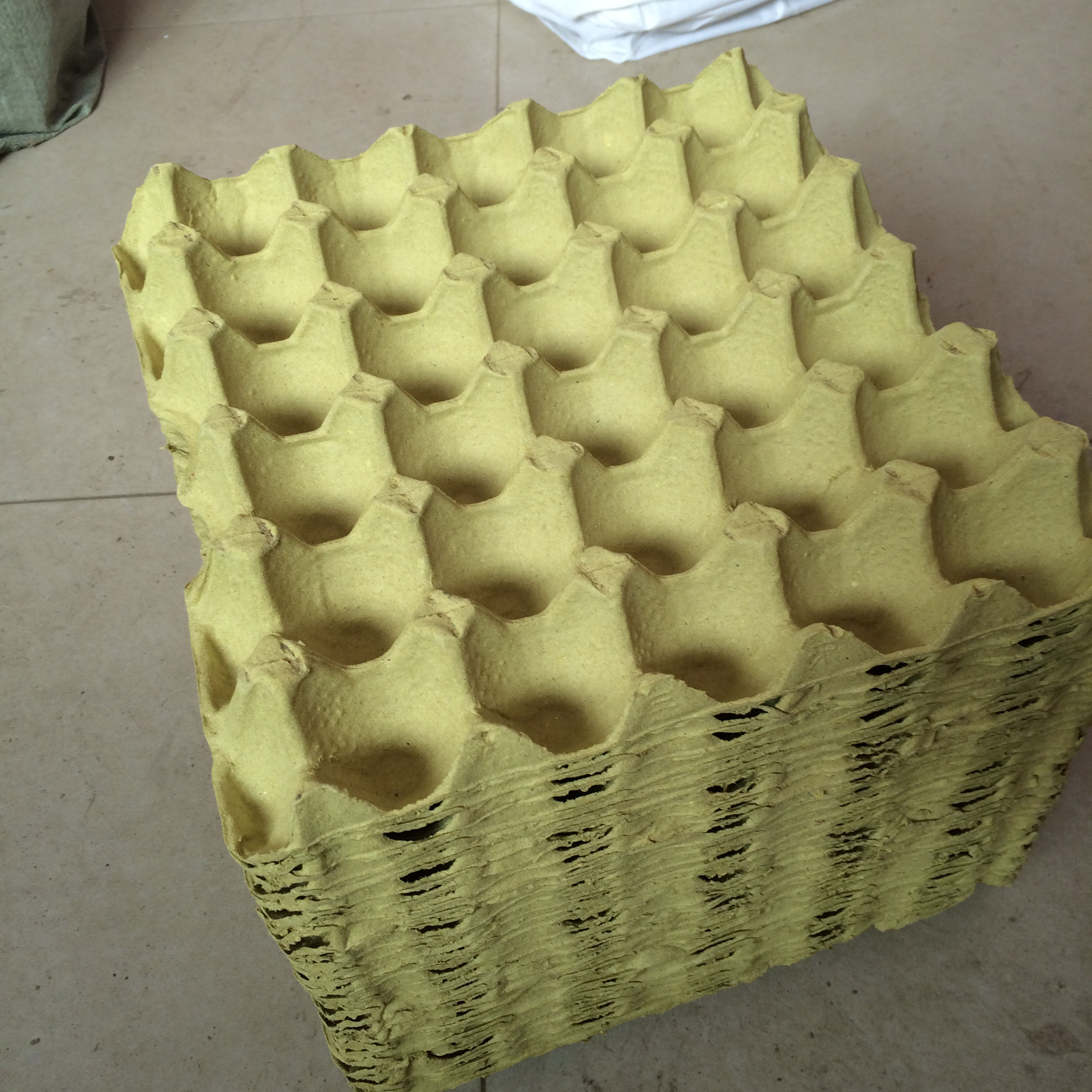 直销30枚纯纸浆鸡蛋托盘包装盒 纸托盘运输蛋托拖 养鸡场包邮