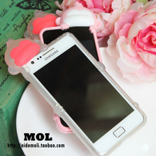 韩国进口 调皮小猴子 苹果iphone4/4S 三星Galaxy S2/i9100手机壳