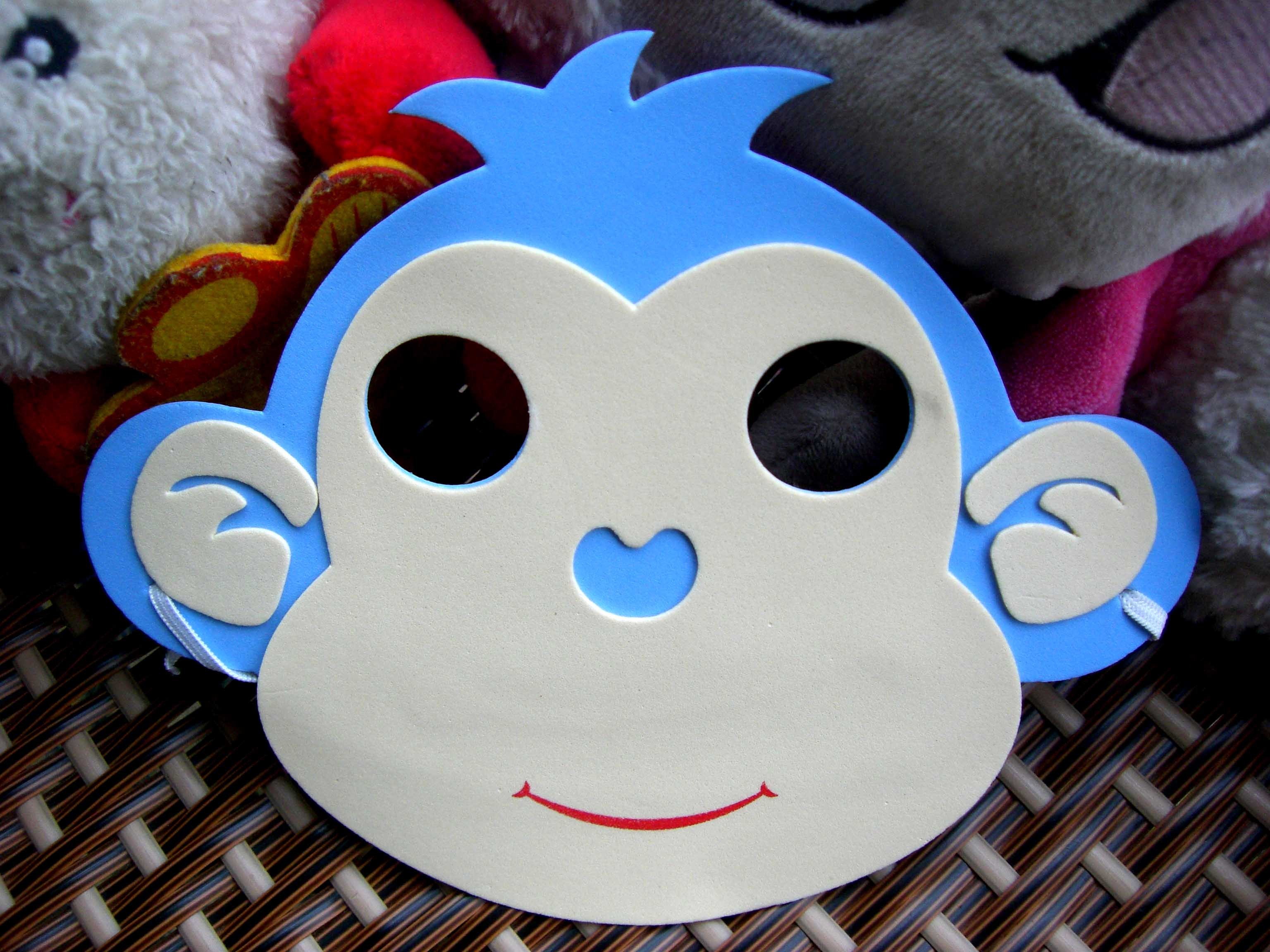 猴面具美猴王孙悟空面具 儿童卡通面具 猴脸面具 西游记面具-阿里巴巴