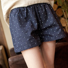 <em>纯棉短裤女2015</em>夏装<em>新款</em>糖果色大码显瘦女裤