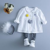 纯棉衣服公主女童装 秋装 衬衣婴儿上衣 童装 4岁女宝宝衬衫
