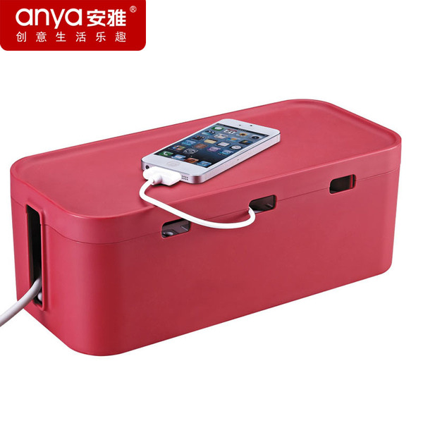 热销电线 新品 安雅创意藏线排插电源线收纳盒