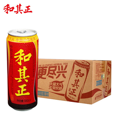 达利园食品和其正凉茶植物饮料310ml罐装整箱