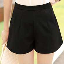 015夏季新款外穿雪纺休闲裤宽松阔<em>腿短裤显</em>瘦