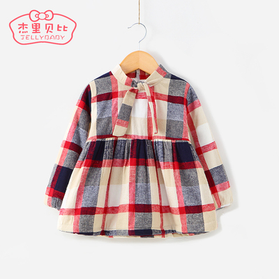 女童冬裙子连衣裙加厚2016小童冬装一岁半1-