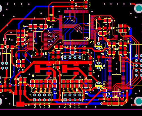 lpc1768开发板原理图pcb lpc1768原理图 ft245rl nvt2002 spi i2c