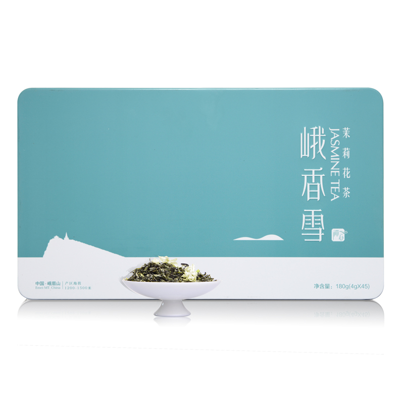 2016新茶峨眉雪芽峨香雪禅心级180g特级茉莉花茶礼盒四川花毛峰