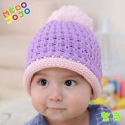 韩版秋冬6-12个月婴儿帽子冬季幼儿1-2岁女宝