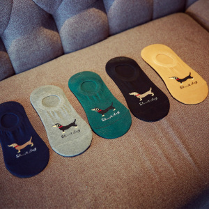 纯棉船袜男士短袜