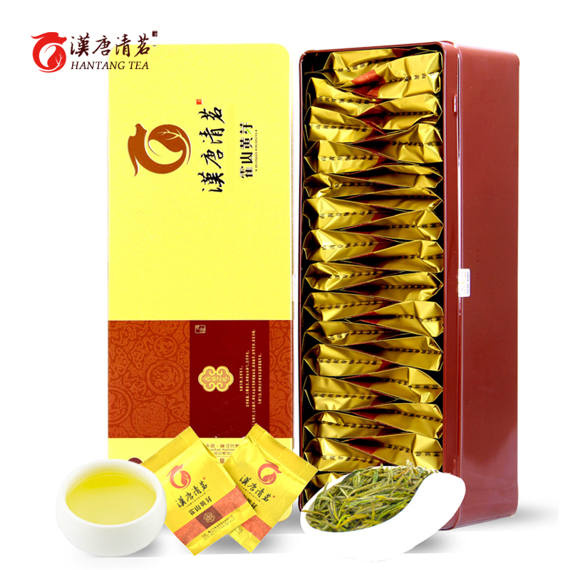 汉唐清茗 明前霍山黄芽 正宗高山黄茶茶叶礼盒装120g 2016春茶