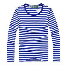T恤男女款 情侣休闲圆领校服工服活动服 纯棉打底衫 长袖 海魂衫