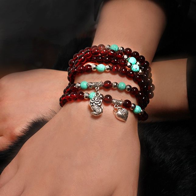 正品[石榴石首饰]石榴石首饰图片评测 红石榴石