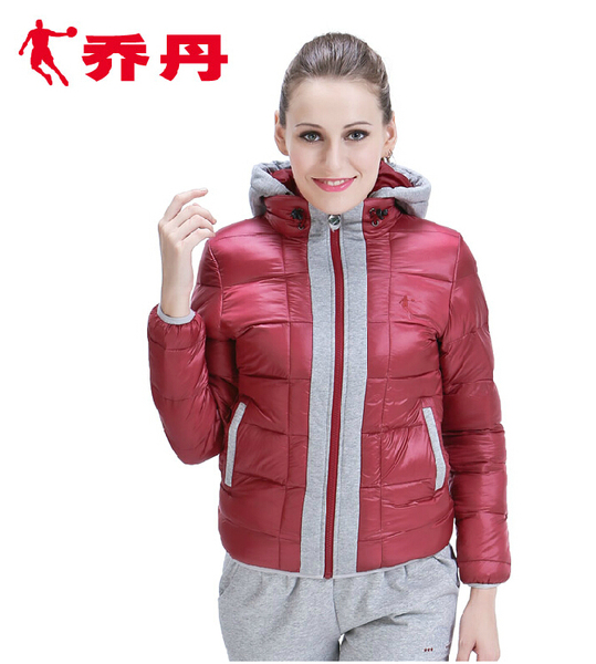 正品运动<em>棉衣</em> <em>乔丹2015</em>春季<em>棉服女装</em> 夹克户外