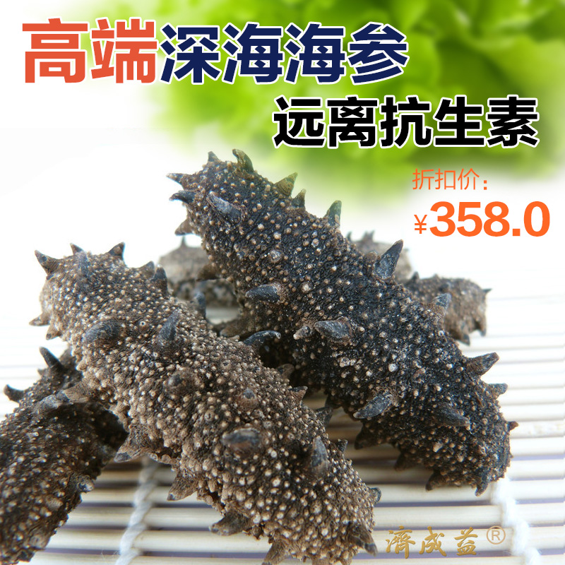 8年精品大规格高品质淡干海参刺参干货 野生辽参大连海参50克