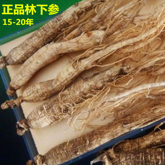 长白山人参林下参野山参东北特产山参移山参生晒参15年泡酒礼盒装
