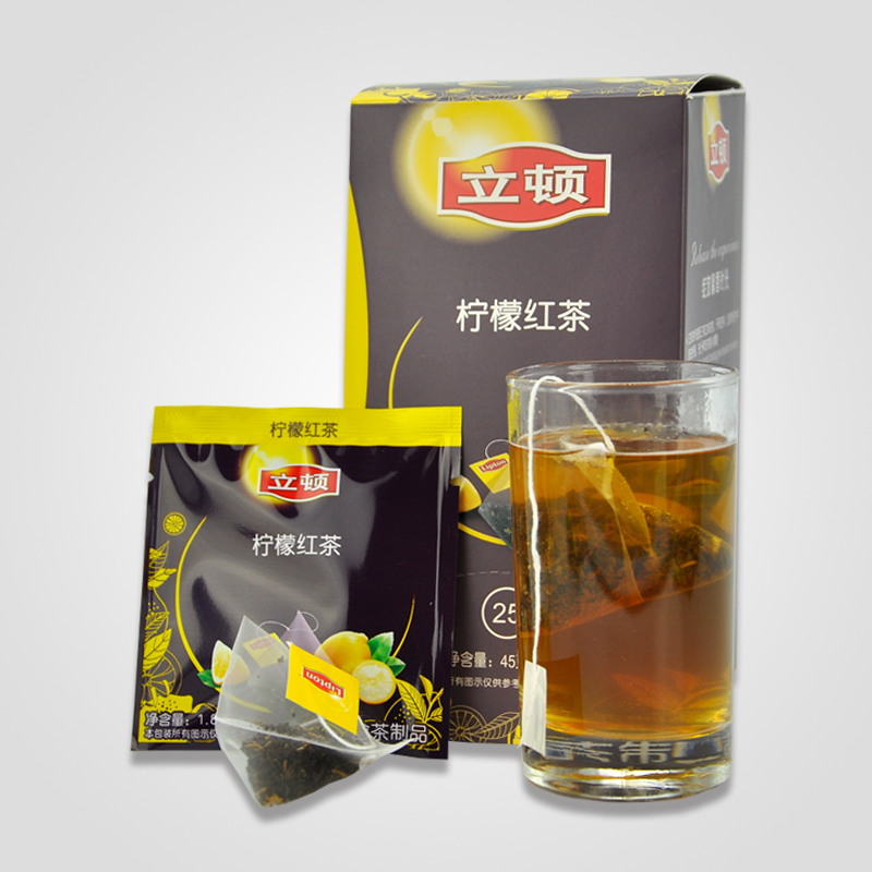 Lipton/立顿三角茶包 柠檬红茶45g 立顿红茶粉 袋泡茶 1.8g*25袋