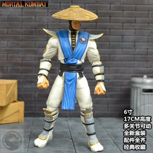 全新正版盒装真人快打9致命格斗mortal kombat雷电6寸超可动人偶