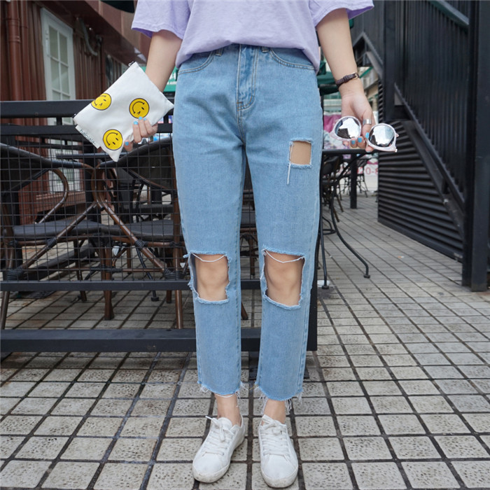 正品[乞丐裤破洞女]落洞女评测 小球进洞图片