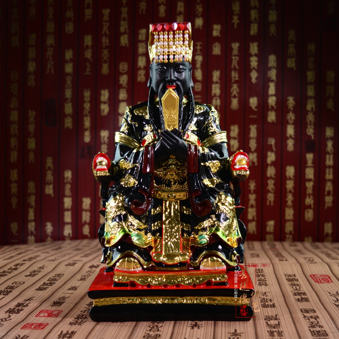 阎王像阎王爷神像 阎罗王十殿阎王阎罗天子树脂佛像 创意饰品摆件