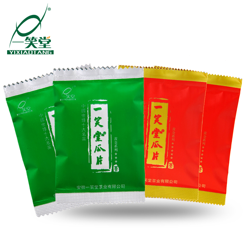 一笑堂茶叶绿茶黄金系列特二级六安瓜片2016新茶12g 4小袋尝鲜装