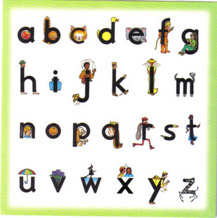 精品letterland 学会一看字就会读 abc英语启蒙精品