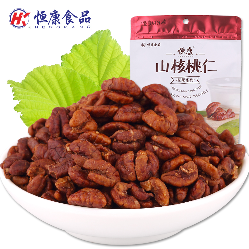 恒康食品 山核桃仁195g 临安小核桃肉山核桃肉小包装 新货