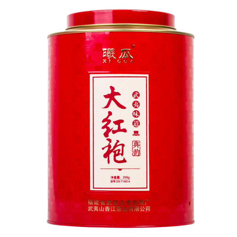 【天猫超市】曦瓜武夷味道典韵红罐大红袍256g武夷岩茶岩骨花香