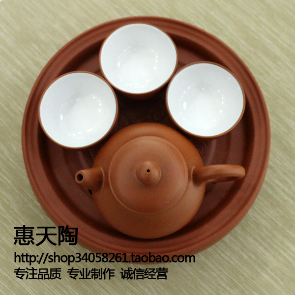 特价 纯紫砂陶瓷功夫茶具整套旅行茶具套便携 传统潮汕功夫茶