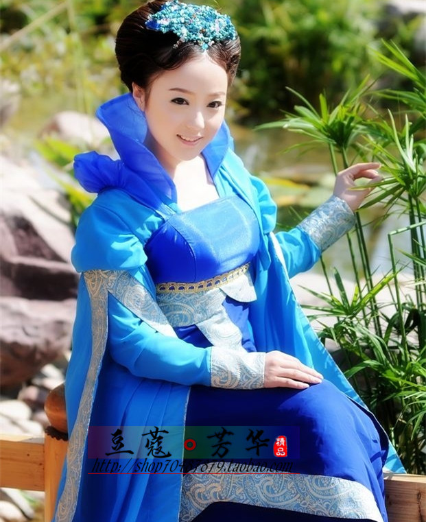 仙剑奇侠传三龙葵广袖流仙裙COS 古装女装 演出服装舞台装影楼