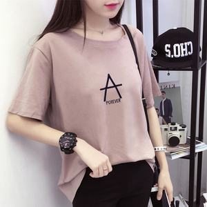 2017韩版宽松短袖t恤