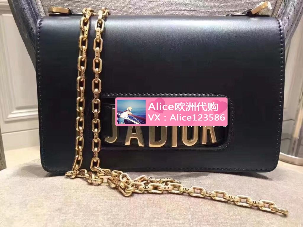 查看淘宝法国代购 dior迪奥 17春夏新款 jadior牛皮链条包斜挎包 女包