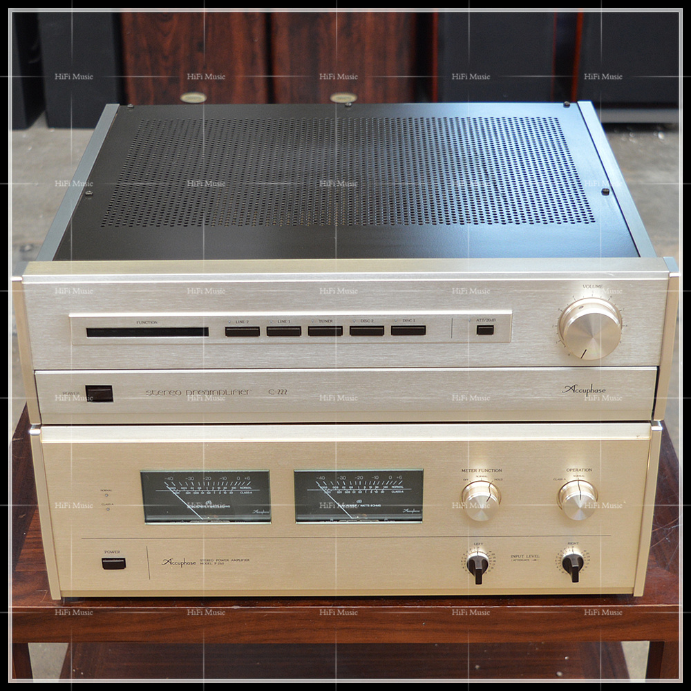 原装日本进口 accuphase/金嗓子 c-222 p-260 hifi发烧前后级功放