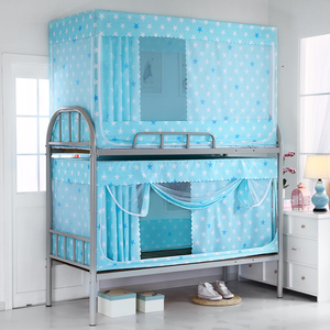 学生宿舍上下铺拉链蚊帐