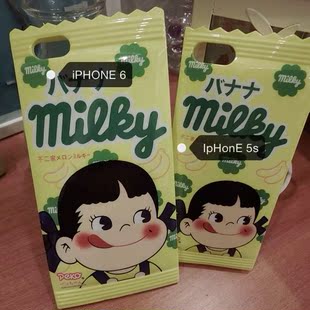 不二家香蕉糖牛奶糖苹果iphone6\/plus\/5\/5s手机