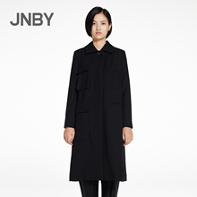 JNBY/江南布衣2016秋冬新款女式修身时尚羊毛呢长款外套5F024237图片