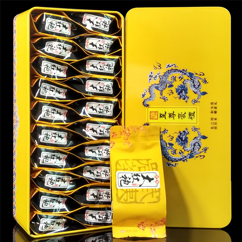 岩茶武夷山大红袍茶叶乌龙茶  古法炭焙口味浓香型大红袍 礼盒装