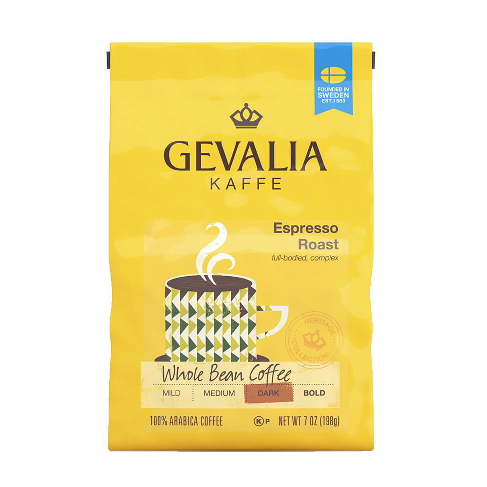 gevalia-耶瓦利亚深度烘焙 espresso roast 浓缩烘焙 咖啡豆 198g