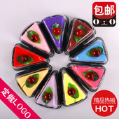三明治中秋节 蛋糕毛巾小礼物结婚庆生日回礼创意礼品蛋糕毛巾盒装