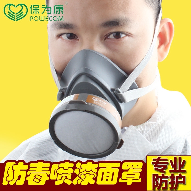 保为康3600防毒面具喷漆专用防尘口罩打农药化工甲醛防油烟用面罩