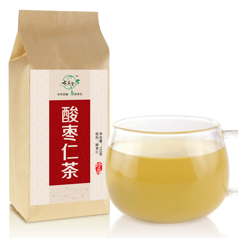同仁堂安神助眠茶酸枣仁改善睡眠多梦易醒焦虑症解压纯安眠茶