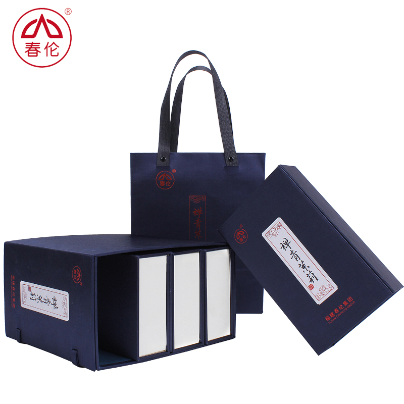 春伦特级福建福州茉莉花茶叶古朴大气送礼必备禅青茉莉礼盒装