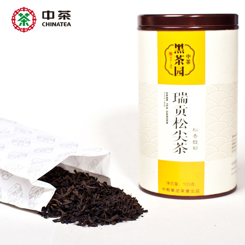 中茶黑茶园 湖南安化黑茶 天尖茶 瑞贡松尖茶105g 茶叶 中粮出品